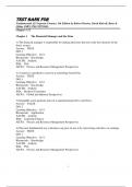 Test Bank for Fundamentals of Corporate Finance, 5th Edition by Robert Parrino, David Kidwell, Bates &  Gillan. ISBN 9781119795438 Chapter 1-21