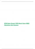 VITA Basic Exam// VITA Basic Exam 2023 /Questions And Answers