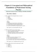 Chapter 8: Conceptual and Philosophical Foundations of Professional Nursing Practice   |Professional Nursing Concepts & Challenges, 9th Edition, Beth Black