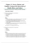 Chapter 13: Nurses, Patients, and Families: Caring at the Intersection of Health, Illness, and Culture  |Professional Nursing Concepts & Challenges, 9th Edition, Beth Black