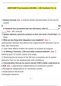 ASEP/CSEP Prep Questions (INCOSE) - I (SE Handbook Ch.1-4) 100% Correct Answers | Verified | Latest 2024 Version