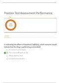 Pharmacology HESI Practice Test Assessment