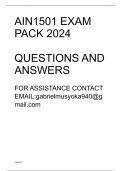AIN1501 Exam pack 2024(Questions and answers)