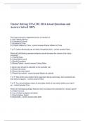 Tractor Driving FFA CDE 2024 Actual Questions and Answers Solved 100%