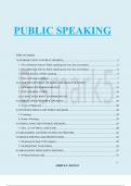 PUBLIC SPEAKING