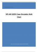 NR 446 QSEN Case Simulation Multi Client