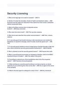 Security Licensing Test Questions with complete solutions 2024/2025( A+ GRADED 100% VERIFIED).