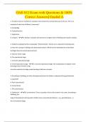 OAE 012 Exam with Questions & 100% Correct Answers| Graded A