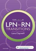 LPN to RN Transitions  -  Lora Claywell  -  Paperback, 2017  -  Mosby  -  9780323401517