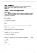 Test Bank For Fundamentals of Human Resource Management 1e Talya Bauer (Author), Berrin Erdogan (Author), David E. Caughlin (Author), Donald M. Truxillo Chapter 1-15