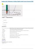 Sophia Unit 1 Milestone 1 College Algebra with Correct Answers 2024.