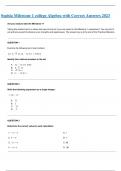 Sophia Milestone 1 college Algebra with Correct Answers 2023.