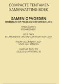 Nieuwe (2024) tentamen samenvatting Samen Opvoeden Janssen editie 2015 ISBN 9789046904831  / Hele boek