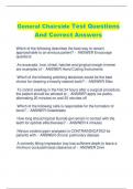 General Chairside Test Questions  And Correct Answers