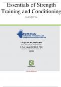 Essentials of strength training and conditioning / National Strength and Conditioning Association ; G. Gregory Haff, N. Travis Triplett, editors. -- Fourth edition