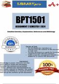 BPT1501 Assignment 2 (COMPLETE ANSWERS) Semester 1 2024 (529262) - DUE 15 March 2024