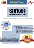 SJD1501 Assignment 3 (COMPLETE ANSWERS) Semester 1 2024 (694907) - DUE 7 April 2024 