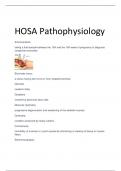 BUNDLE FOR HOSA Pathophysiology ANSWERED CORRECTLY 2023//2024