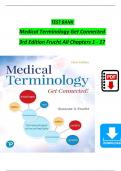 TEST BANK For Medical Terminology Get Connected, 3rd Edition, Verified Chapters 1 - 17, Complete Newest Version