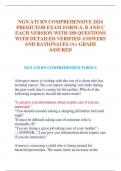 NGN ATI RN COMPREHENSIVE 2024  PREDICTOR EXAM FORM A, B AND C  EACH VERSION WITH 180 QUESTIONS  WITH DETAILED VERIFIED ANSWERS  AND RATIONALES /A+ GRADE  ASSURED