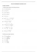 Laplace transform questions- 'A' grade