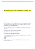   NCLE Study Guide with latest updated test.