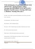 NUR 160-Hondros Exam 1, HONDROS NUR 160 EXAM 1, Spring hondros college Nursing 160, HONDROS NUR 160 EXAM 1, Hondros Nur160 exam 1, Nursing 160-Exam 1, Hondros- Nursing 160 exam 1.docx