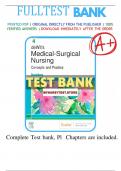 Test bank for dewit s medical surgical nursing 4th edition stromberg full chapter 