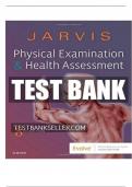 Test Bank for Physical Examination and Health Assessment, 8th Edition, Carolyn Jarvis, ISBN: 9780323510806