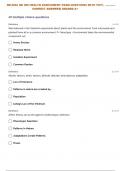 NR-306:| NR 306 HEALTH ASSESSMENT TEST 24 WITH 100% CORRECT ANSWERS| GRADED A+ 