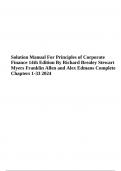 Solution Manual For Principles of Corporate Finance 14th Edition By Richard Brealey Stewart Myers Franklin Allen and Alex Edmans Complete Chapters 1-33 2024/2025.