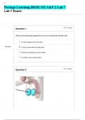 Portage Learning BIOD 152 A&P 2 Lab 7 