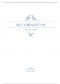 SPCE 630 MIDTERM