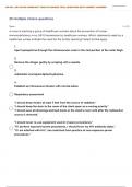 NR-436: | NR 436 RN COMMUNITY HEALTH NURSING TRIAL EXAM 9 QUESTIONS WITH CORRECT ANSWERS