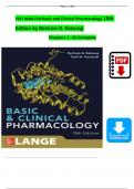 Basic and Clinical Pharmacology, 15th Edition TEST BANK by Bertram G. Katzung, Verified Chapters 1 - 66, Complete Newest Version