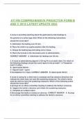 ATI RN COMPREHENSIVE PREDICTOR FORM B  AND C 2019 LATEST UPDATE 2024