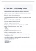 NASM CPT Exam Bundle