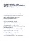 2024 Midterm Review Atelier Esthetique Questions & Answers Rated 100% Correct!!