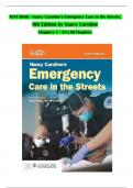 Nancy Caroline’s Emergency Care in the Streets, 9th Edition TEST BANK by Nancy Caroline, Verified Chapters 1 - 53, Complete Newest Version