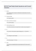 NR 567 final Study Guide Questions and Correct Answers