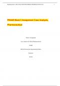  PHI445 Week 3 Assignment Case Analysis, Pharmaceutical