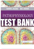 Test Bank For Pathophysiology 9th Edition McCance ,All Chapters