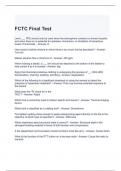 FCTC Final Test 100% -solved