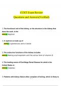 CCHT Exam Review  Questions and Answers (2024 / 2025) (Verified Answers)