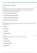 NR-351: |NR 351TRANSITIONS IN PROFESSIONAL NURSING PRACTICE SELF TEST 5 QUESTIONS WITH 100% SOLVED SOLUTIONS| VERIFIED ANSWERS