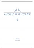 AAPC CPC FINAL PRACTICE TEST