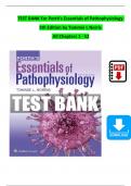 TEST BANK For Porth's Essentials of Pathophysiology, 5th Edition by Tommie L Norris, Verified Chapters 1 - 52, Complete Newest Version