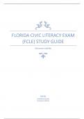 Florida Civic Literacy Exam (FCLE) Study Guide