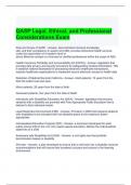 QASP Legal, Ethical, and Professional Considerations Exam 2024