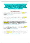 ATI CAPSTONE PHARMACOLOGY 2024/2025 LATEST  EXAMS (FORMS A, B, C & D) ALL 400 QUESTIONS  AND CORRECT VERIFIED ANSWERS ALREADY  GRADED A+/ 2024 ATI CAPSTONE PHARMACOLOGY  PROCTORED EXAMS (NEWEST!!)